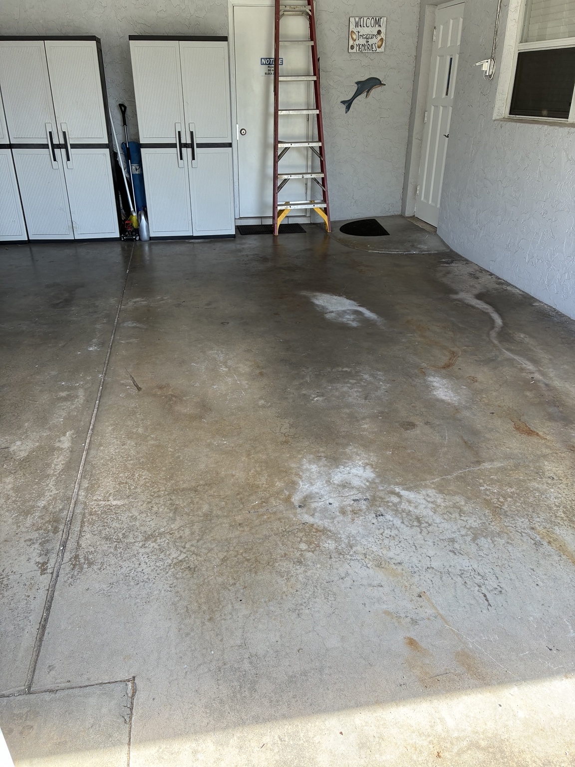 Garage after junk removal